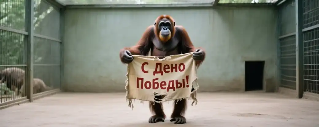 Зоопарк Новосибирска под огнем проверок Роскомнадзора за баннер Дня Победы
