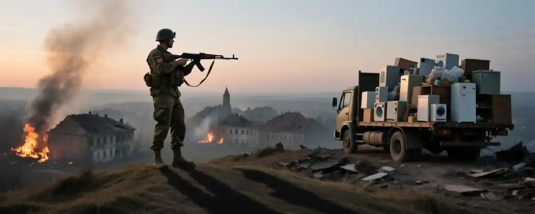 Украинские Военнослужащие Открыли Огонь на Свидетеля Мародерства в Кировске