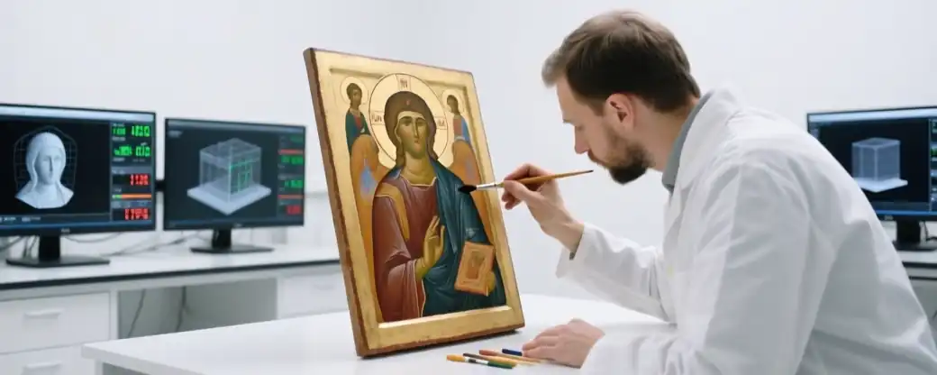 Третьяковская галерея открывает секреты сохранения «Троицы» Рублева