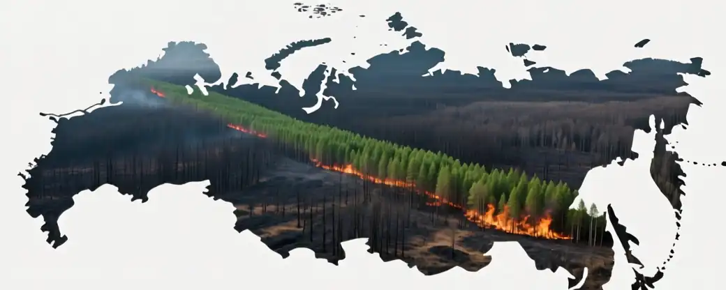 Лесопожарные отряды остановили распространение пламени на площади почти двух тысяч гектаров