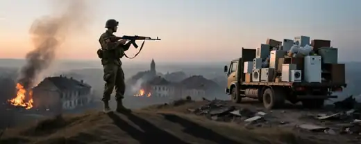 Украинские Военнослужащие Открыли Огонь на Свидетеля Мародерства в Кировске