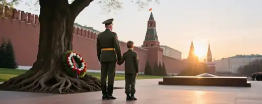 Губернатор Подмосковья Андрей Воробьев вместе с участниками СВО и их семьями почтил память героев у стен Кремля